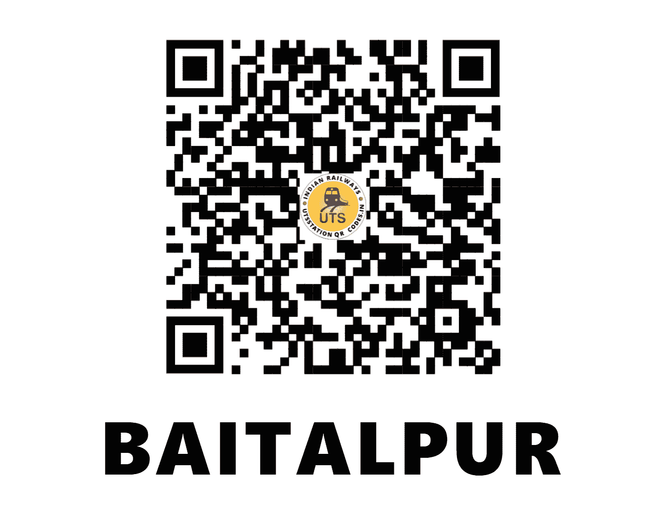 UTS QR Code for BAITALPUR - BALR - NE (UTTAR PRADESH)